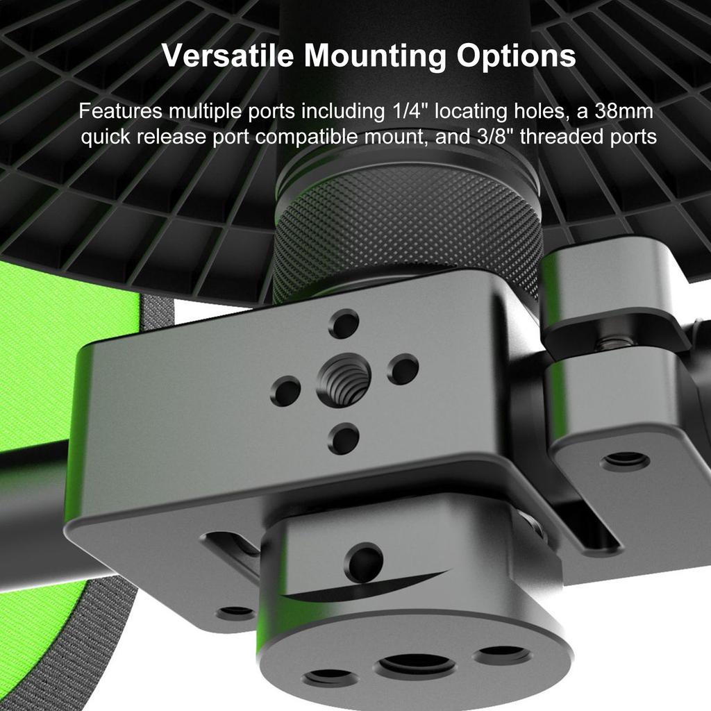 360 degrees Photography Turntable Adjustable Angle Camera Spinner Portable Video Rotating Platform