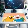 1Pc Adventure Time Friendship Gaming Mouse Pad Keyboard Desk Mat Non-slip Rubber Lock Edge Waterproof Computer Mousepad for Office Home Decor S1111