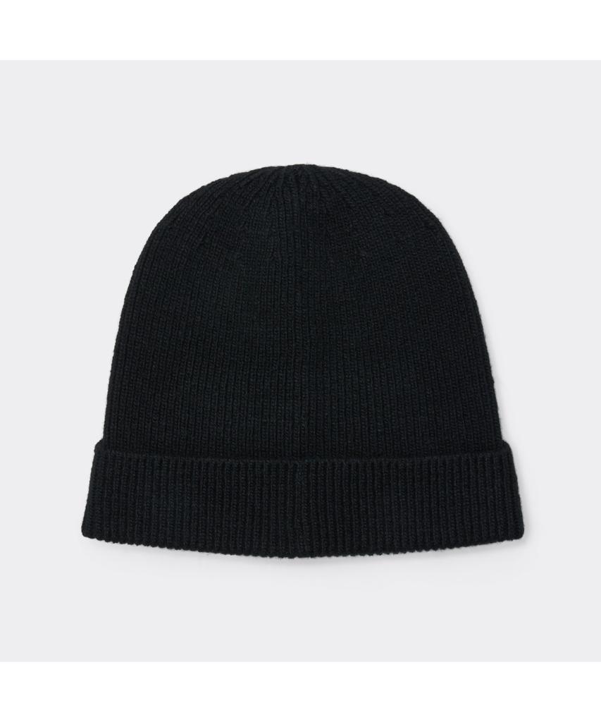 Keoseuuteommellou Black Knit Beanie Carax26001Bkx
