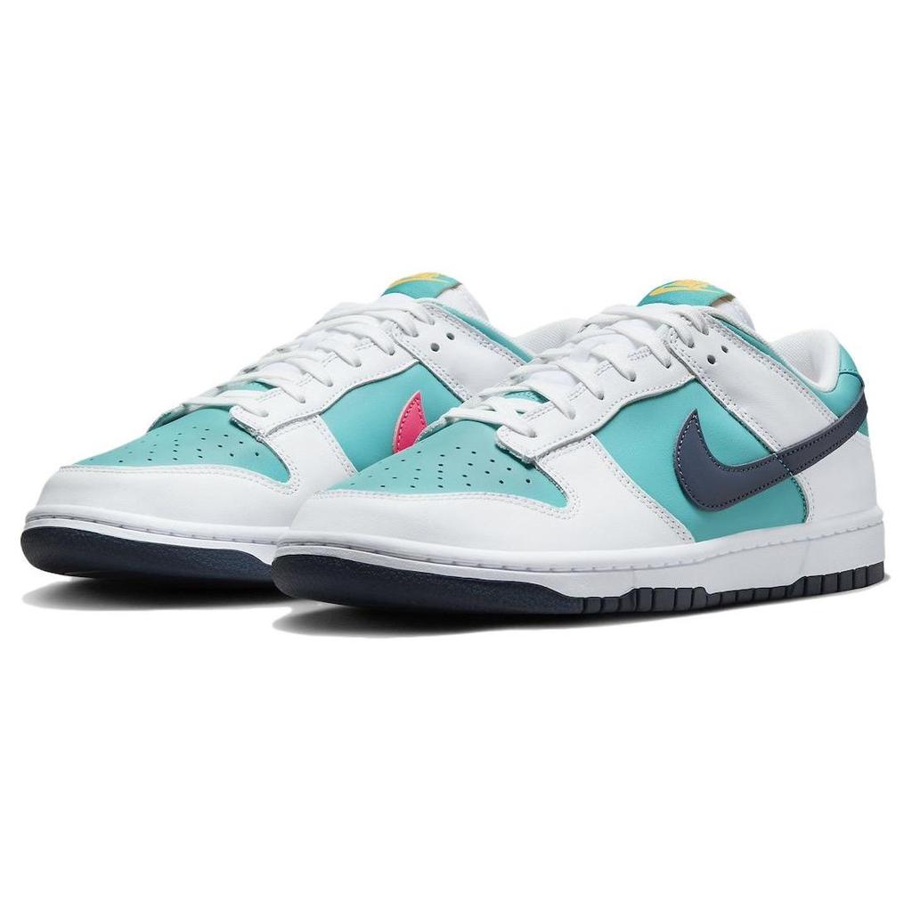 Nike Dunk Low Dusty Cactus Thunder Blue Men Sneakers Teal White Racer-Pink HF4850-345