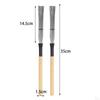 2 Pieces Drum Brushes Wire Portable Durable 13.78in Length with Comfortable Wood