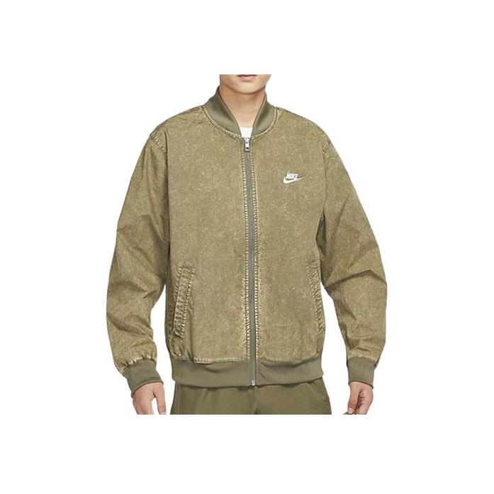 Nike Sportswear Logo Men s Bomber Jacket Olive DQ4590-222 M