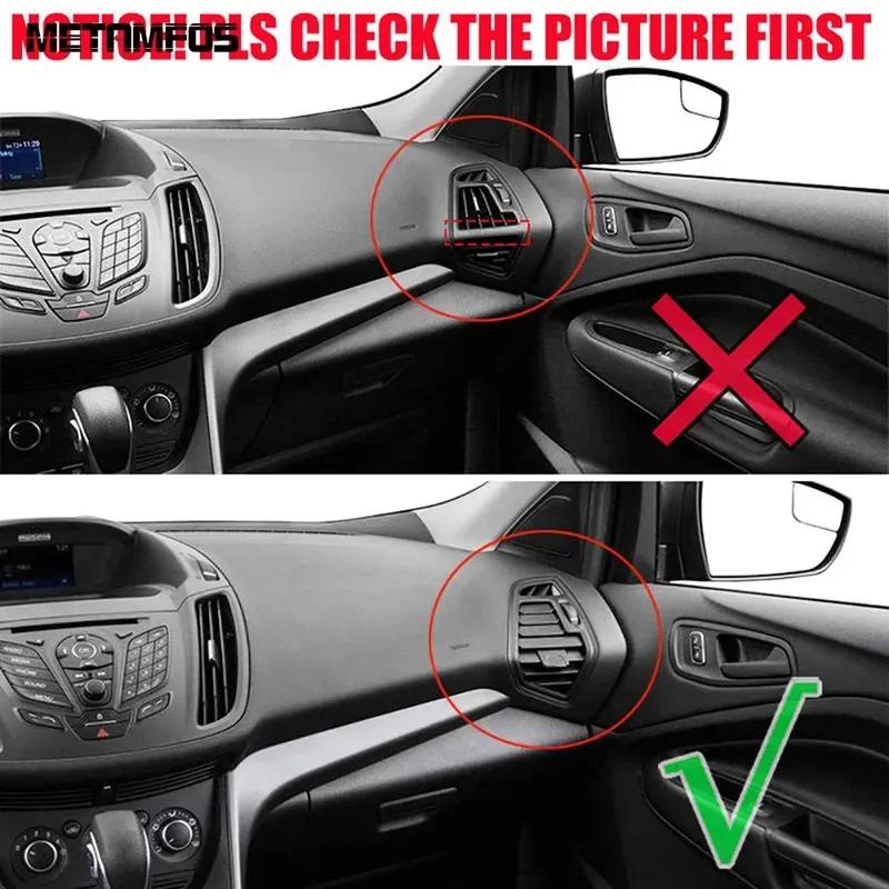 Side Front Air Condition Vent Outlet Cover Trim For Ford Kuga Escape 2016 2017 2018  Carbon Fiber Accessories Car Styling