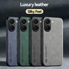 KEYSION Luxury Retro PU Leather Phone Case for Xiaomi POCO X8 Pro Silicone+PC Shockproof Phone Back Cover for POCO X8 Pro Max