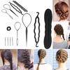 2 Arten Mode Haar Bun Maker Flechten Styling Disk Werkzeuge Zubehör