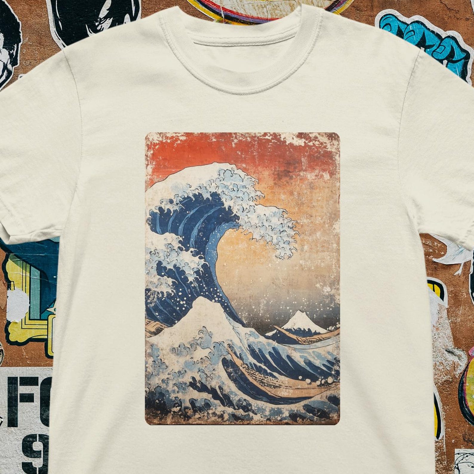 The Great Wave T-Shirt - Japanese Hokusai Wave S