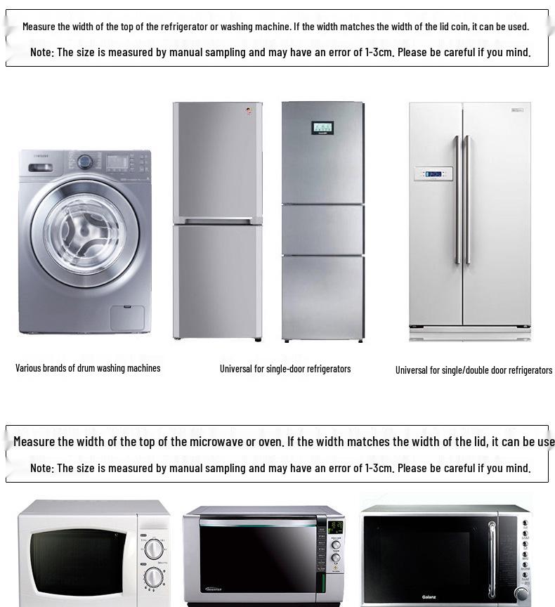 2026 Lace Refrigerator Dust Cover with Storage Pockets - Breathable Heat Dissipation for Single/Double Doors