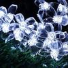 Super Bright Peach Blossom Garland Solar Led Colorful Lights Outdoor Decoration Mtltiple Sizes