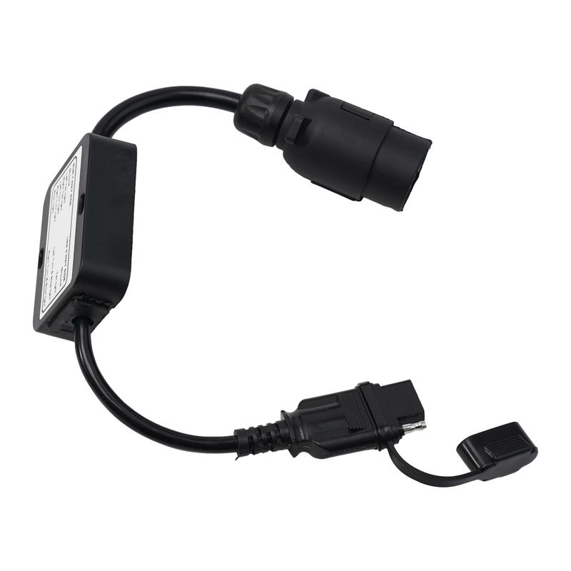 

Converter an Vehicle Trailer Light Converter Effortless Conversion from 7 Pin Round Connector to 4 Pin Flat