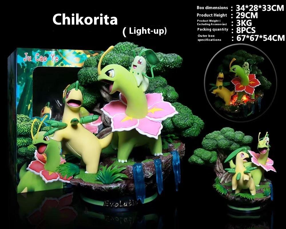 Lovely New Animation Bao Ke Meng Gk Animation Pikachu Luminous Doll Hand-Made Model Super Dream Gengar Fire-Breathing Dragon Ornaments