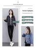Women's Long Sleeve Loose Fit Short Denim Jacket - Korean Style for Spring/Autumn 2025