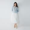 ELLE French Cable Knit Fashion Mohair Design Casual Short Loose Pullover Sweater Women Tops L8AZC141