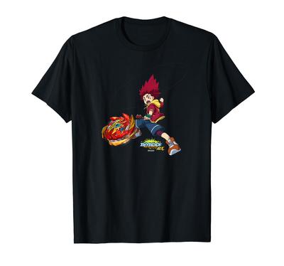 Beyblade Burst Sparking Asahi Hyuuga Super Hyperion & T-Shirt