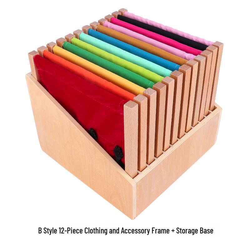 Montessori Early Education Button-Handling Kit for Kindergarten Children