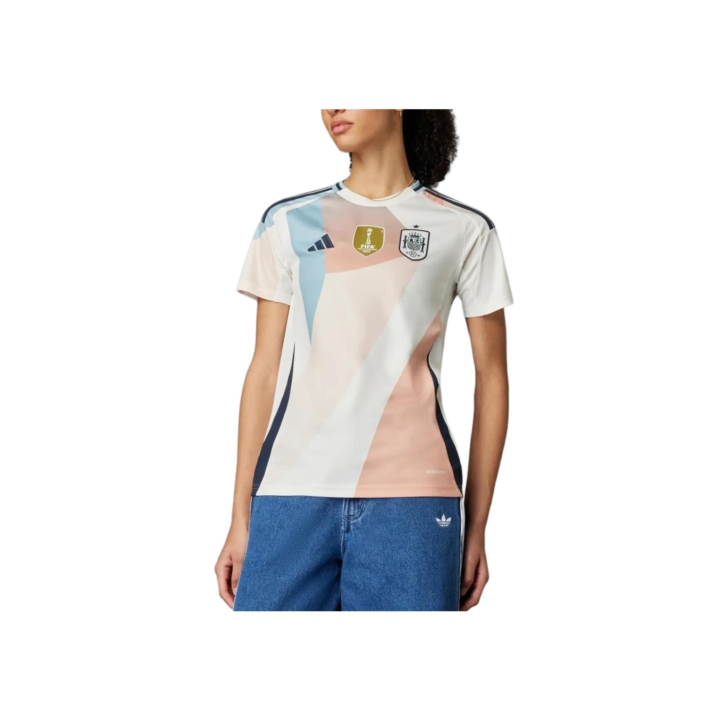 

New Adidas Free Shipping With AdiClub Spain 25 Women s Team Away Jersey JF2649 XXS