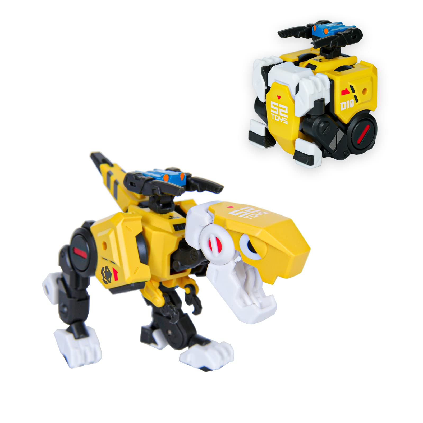 

BEASTBOX 52TOYS DIO Transforming Cube to Highly Articulated Action Transforms into a Mecha Beast or No Batteries Perfect Gift for and Collectors BB-01