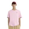 Skechers Solid Color Breathable Round Neck Short Sleeve T-Shirt Unisex Tops Chalk-Pink L225U086-01SX