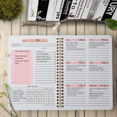 1Pc A5 Agenda Planer Notebook Tagebuch Wöchentlich Planer Zeitpläne Organizer Notebook Für Schule Schreibwaren Büro LXY