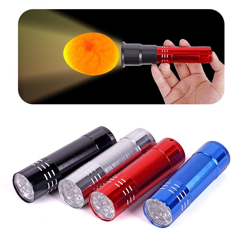 Incubator Egg Tester Flashlight 9 LED Egg Candling Lamp Cold Incubation Equipment Farm Poultry Incubation Tool