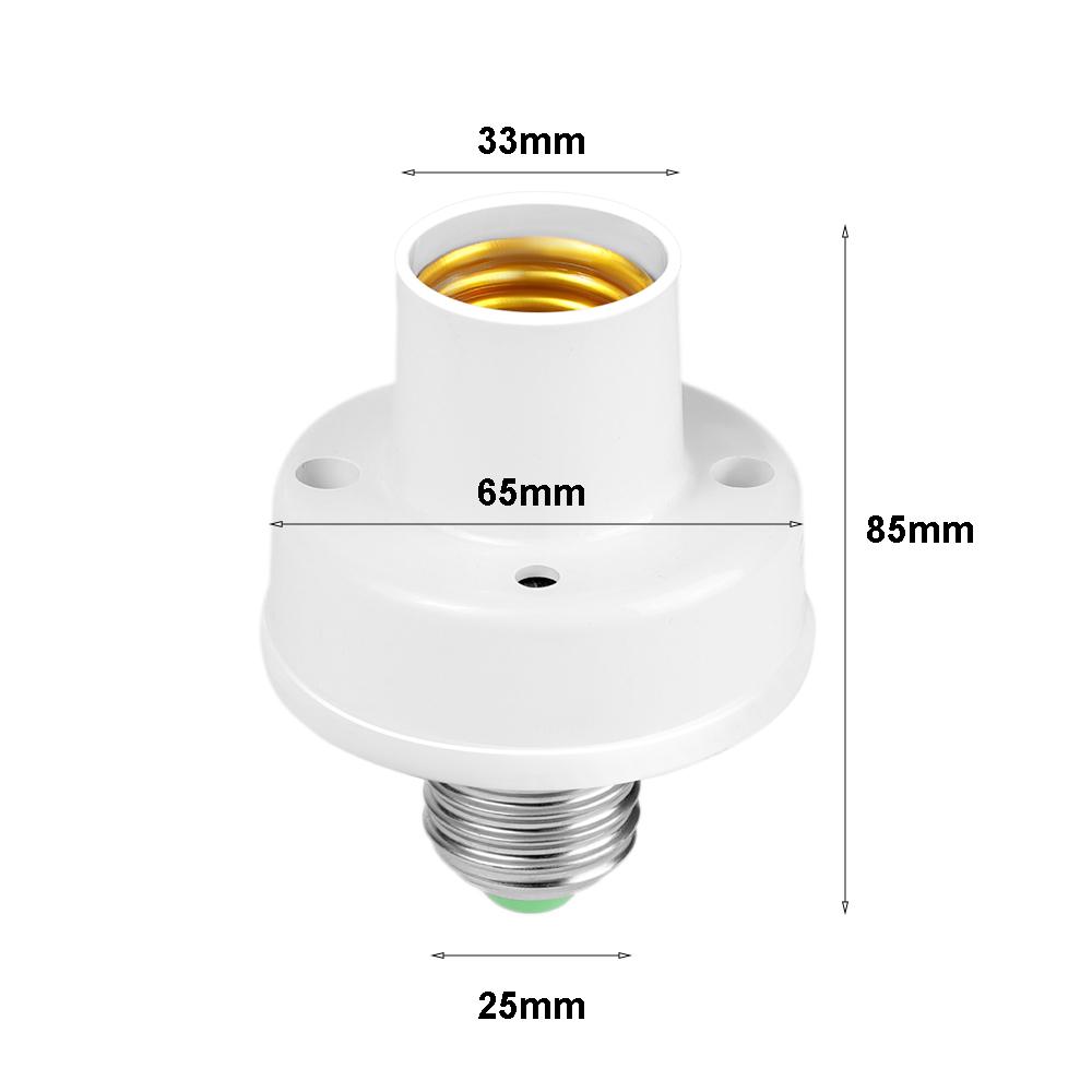 E27 LED rilevamento del movimento a infrarossi sensore di luce lampadina interruttore casa E27 lampada Holde Smart Switch adattatore presa lampada
