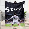 Ronaldo's Legacy Football Blanket Soft Warm Cozy Suitable for Bed Picnics Sofa for All Seasons Stylish Decor Suitable for Gifting Relatives and Friend