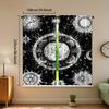 2pcs   Galaxy and Constellation Curtain Set   Mandala Sun and Moon Curtain for Bedroom   Gothic Boho Window Drapes