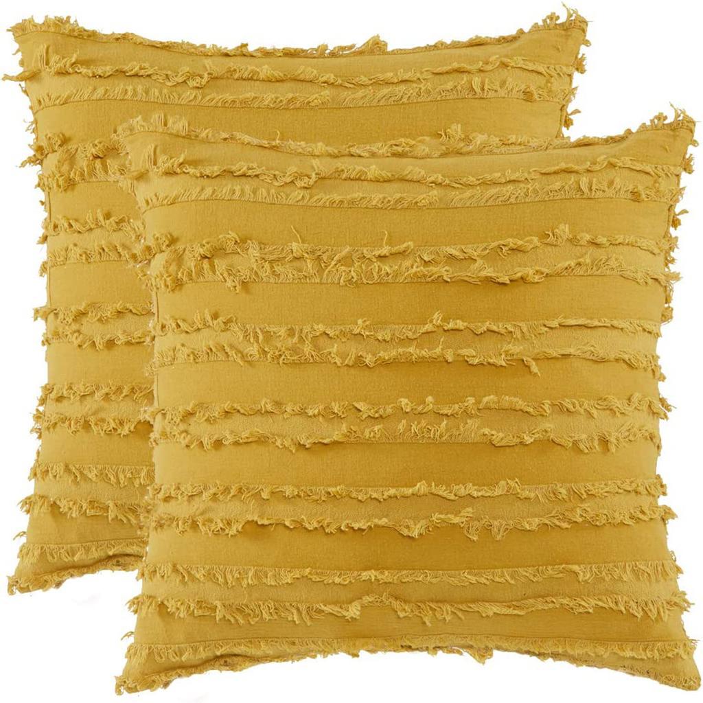 Tassel Pillow Case Home Office Sofa Bay Window Pillow Bohemian Striped Cushion Car Lumbar Pillow