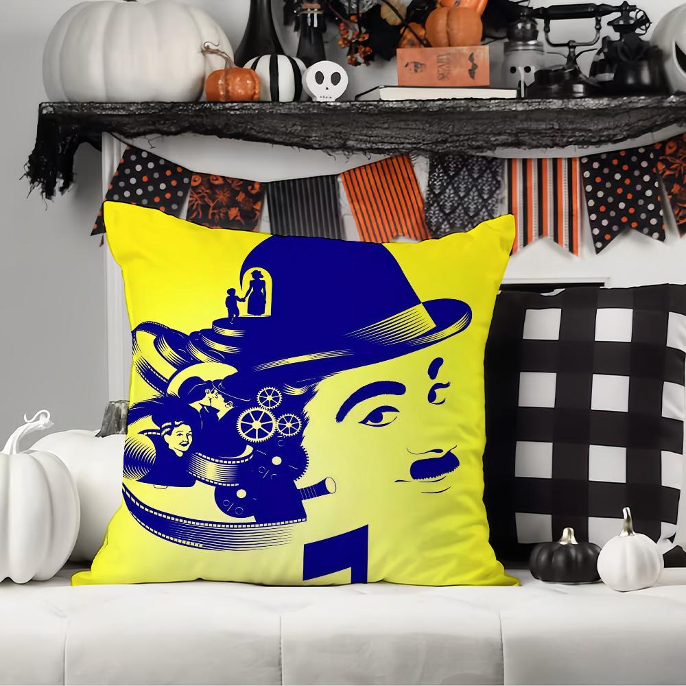 Mime C-Charlie C-Chaplin Kissenbezug Büro Kissen Geeignet für Sofa Auto Schlafzimmer Dekorative Kissenhülle