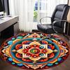 1pc Mandala Artwork Chair Carpet for Office, Non-slip, Soft and Durable Office Rug for  Decoration, Perfect for Office Yy251229156