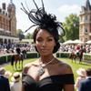 Elegant Horse Racing Festival Hat Headdress Flower Mesh Fascinator Hat  Garden Party