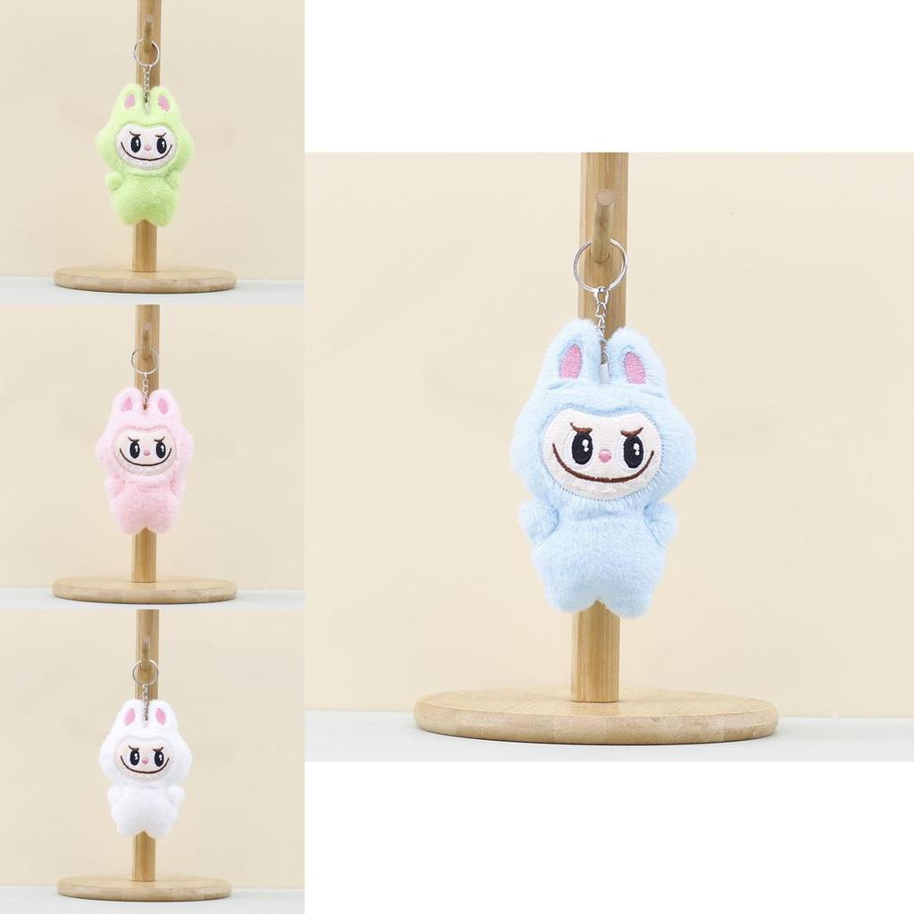 Plush Bunny Keychain With Short Pile Cotton For Childrens Bookbags And Gifts