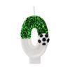 0-9 Number Soccer Cake Candles Kids Sports Theme Football Birthday Party Decoration Favors Cupcake Topper Cake Decor Supplies