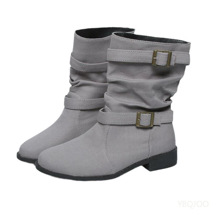 Fashion Women's autumn winter new fashion boots are comfortable versatile suitable daily leisure non slip wear-resistant women's shoes