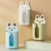 Cute Rabbit Shaped Adhesive Tissue Holder With Easy No Drill Install Large Capacity Perfect For Kitchen Bathroom Use