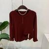 C S In The Room Long Sleeve Knit Round neCk 6Color
