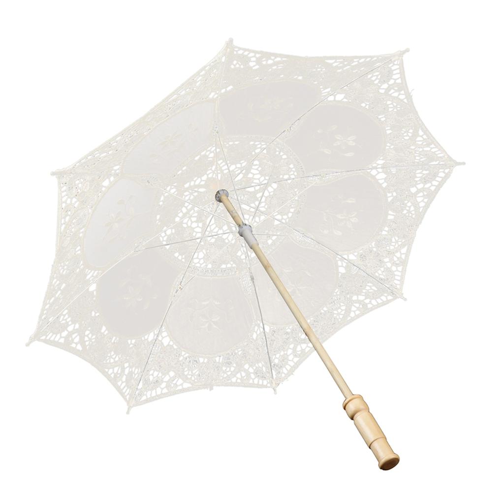 West   Bridal Lace Umbrella Parasol Banquet Stage Photography Prop Wedding Supplies