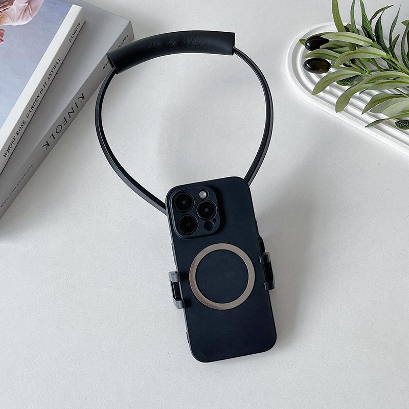 Nackenhalterung Fauler Handyhalter Für iPhone 16 15 14 13 Pro Max Samsung Xiaomi Outdoor Erste-Winkel-Vlog-Aufnahme Selfie-Halterung