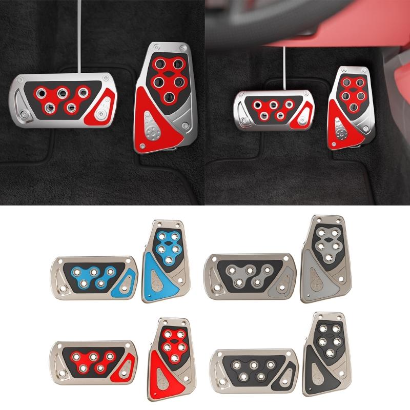 Universal Anti-slip Automatic Gear Brake Accelerator Non-Slip Foot Pedal Pad Cover Car Accessory Footrest Interior Parts