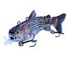 Electric Fishing  Lures 3.5" USB Rechargeable LED Light Bait Swimbaits Robotic Lures Crankbait Fishing Tackle Lifelike Fish