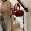 Ielgy Premium Texture Retro Portable Autumn Winter All-Match Pillow Bag Commuter Shoulder Messenger Bag