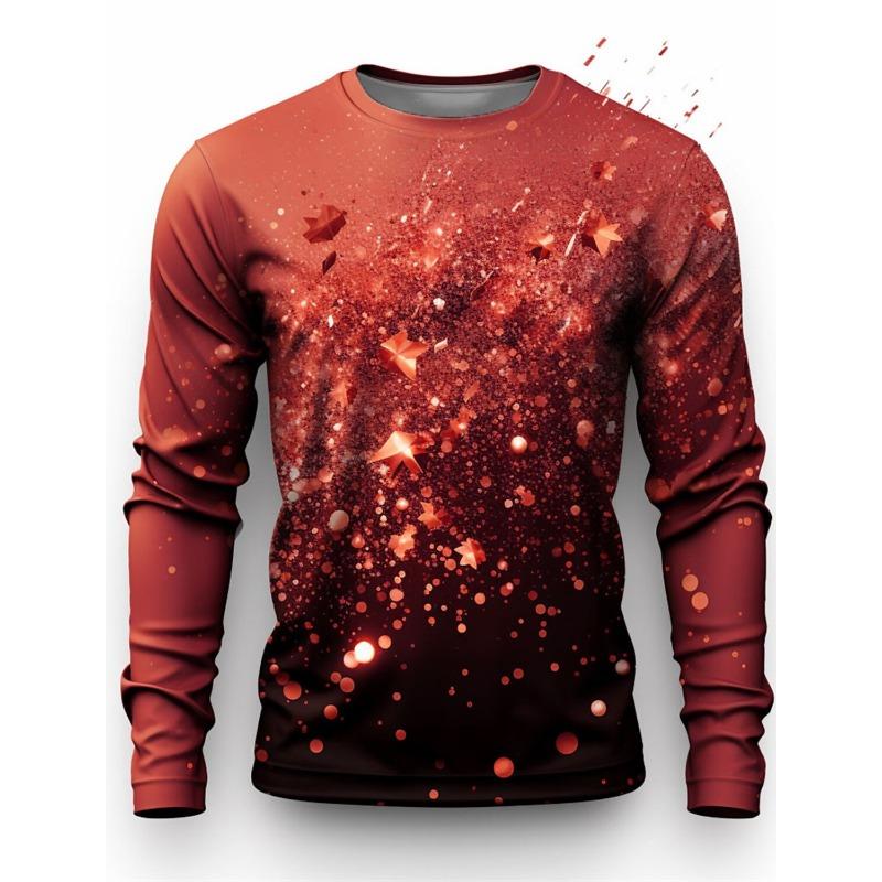 Fashion Pattern T-Shirt For Men Funny Animal 3D Printed T Shirts Casual Harajuku Loose Tees O-Neck Tops Long Sleeves Clothing