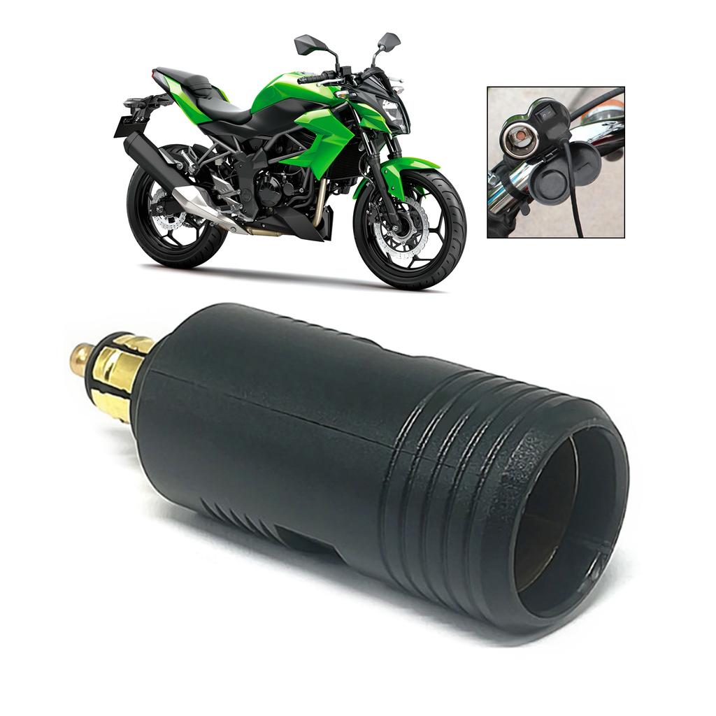 Adaptateur allume-cigare DC12 V - Prise femelle UE courte, convertisseur 120 W 20 A, anti-poussière, pour voiture, bateau, moto