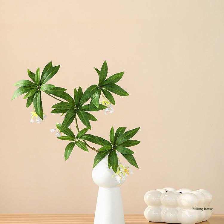 Bionic Green Plant Indoor Ornament: Elegant Artificial Flower for Living Room or Dining Table Decoration