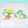 Lebendiges 16-teiliges Jurassic World Dinosaurier Leuchtet im Dunkeln Leuchtendes Miniatur-Spielzeug-Set