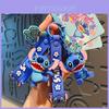 Adorable Cute Stitch Keychain Plush Pvc Cartoon Couple Backpack Accessory Gift