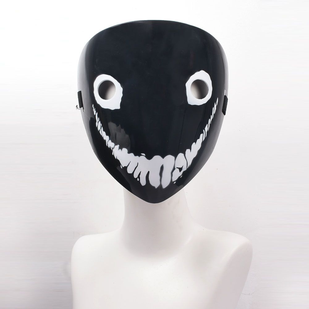 Horror The Backrooms Smiler Cosplay Mask Adult Creepy Smiling Face Mask Scary Helmet Halloween Costume Accessory Prop