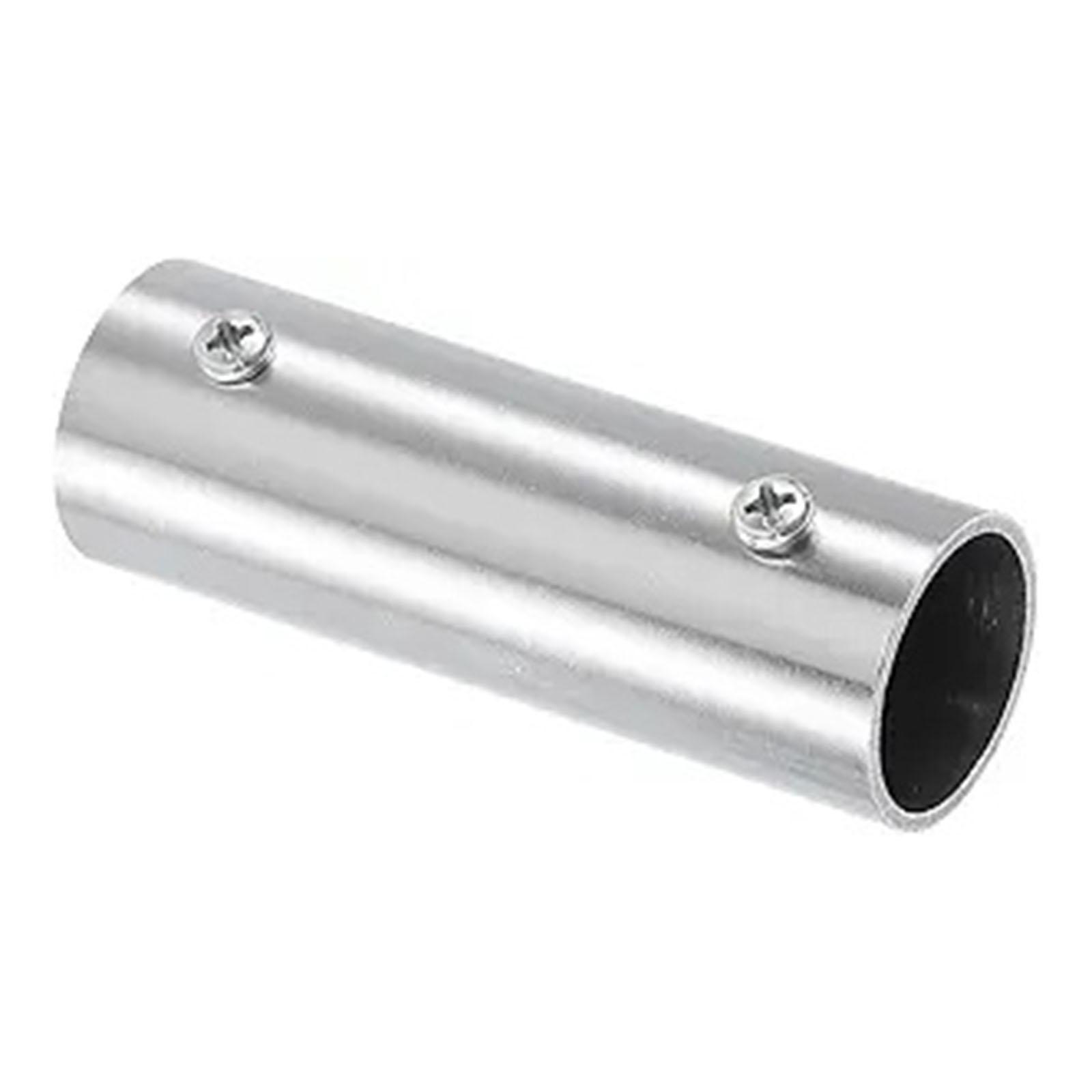 

1 шт. Двусторонний прямой соединитель для труб, подходит для 1 дюйма(25мм) Труба Нержавеющая Сталь 100мм Длина Конструкционный Соединитель Трубы Зажим для Сетки Рабица One Size