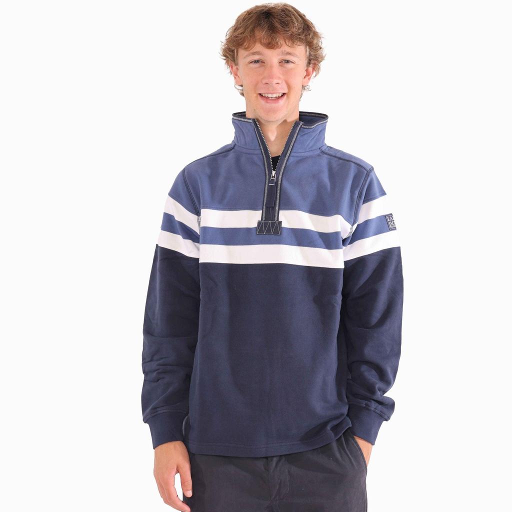 Lazy Jacks Mens Striped Sweatshirt