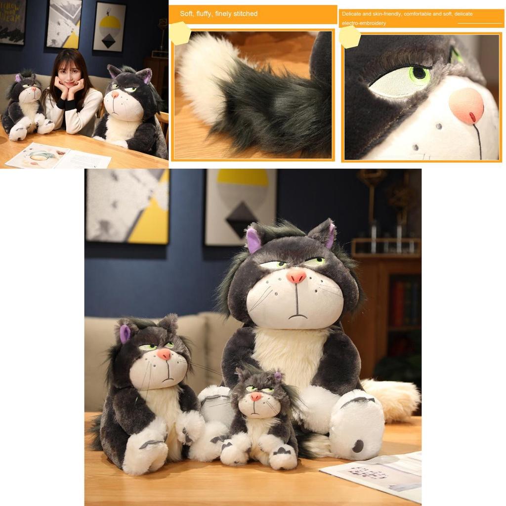 Bad Cat Plush Toy Soft Stuffed Doll Gift Perfect For Kids And Adults