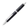 Pilot Capless SE Fountain Medium Nib Marble 18K Gold Pen, (M), Black, FCSE3MRMABM, Nib.
